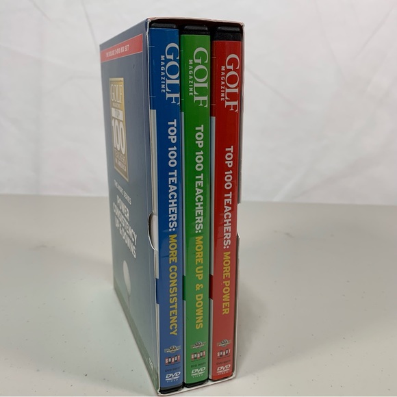 DVD box set of 3- Golf Magazine Top 100 teachers in America- The More Series - Picture 2 of 11